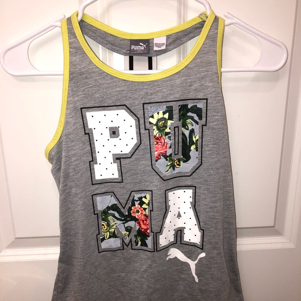 Gray puma top